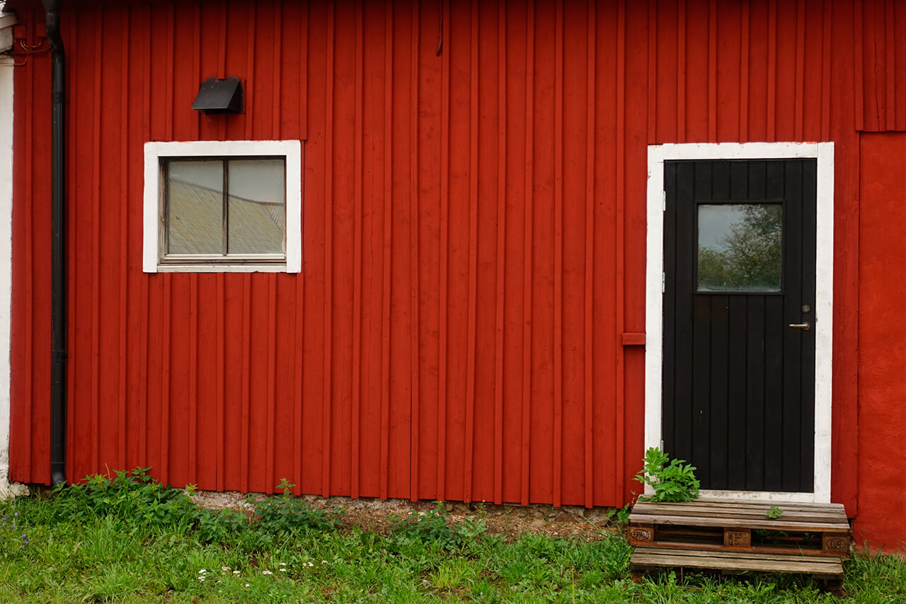 home with board and batten siding installed